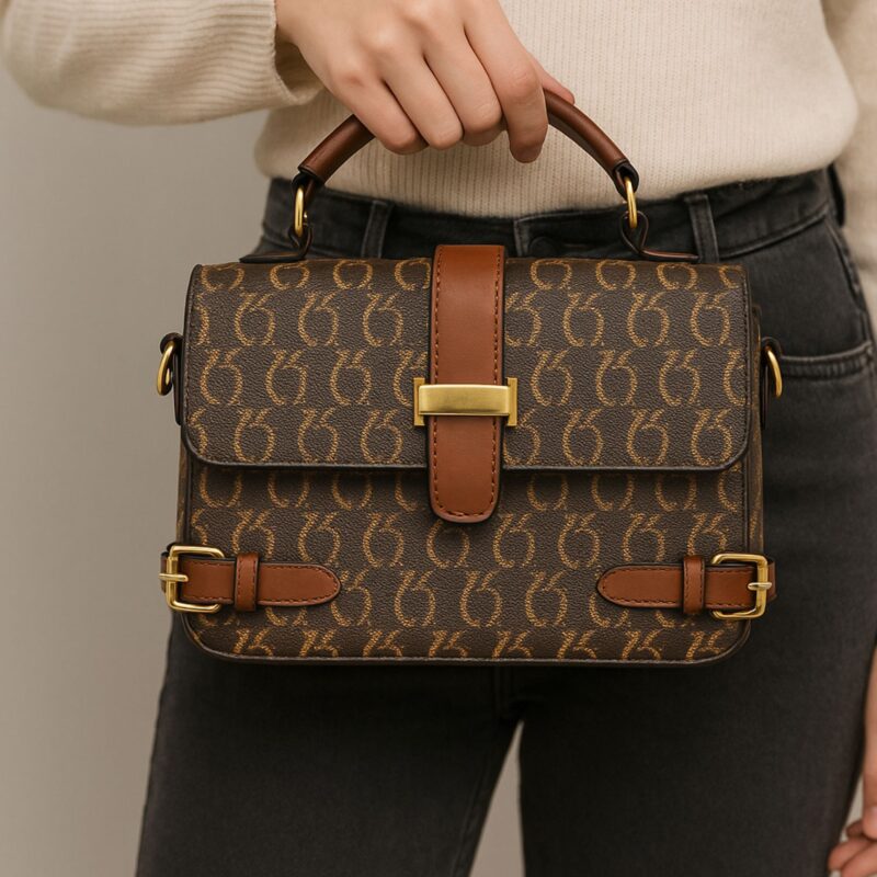 Coach-Inspired Monogram Satchel Bag Dhaka