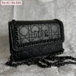 Black Quilted Chain Sling Bag Dhaka