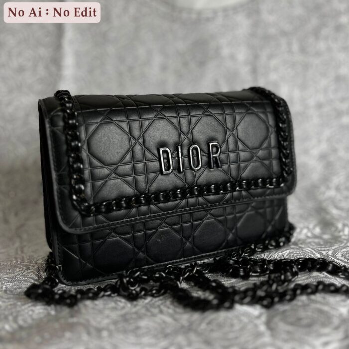 Black Quilted Chain Sling Bag Dhaka