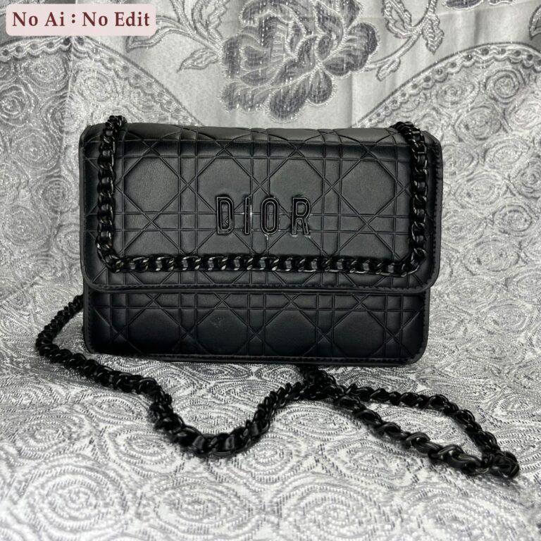 Black Quilted Chain Sling Bag Dhaka