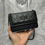 Black Quilted Chain Sling Bag Dhaka